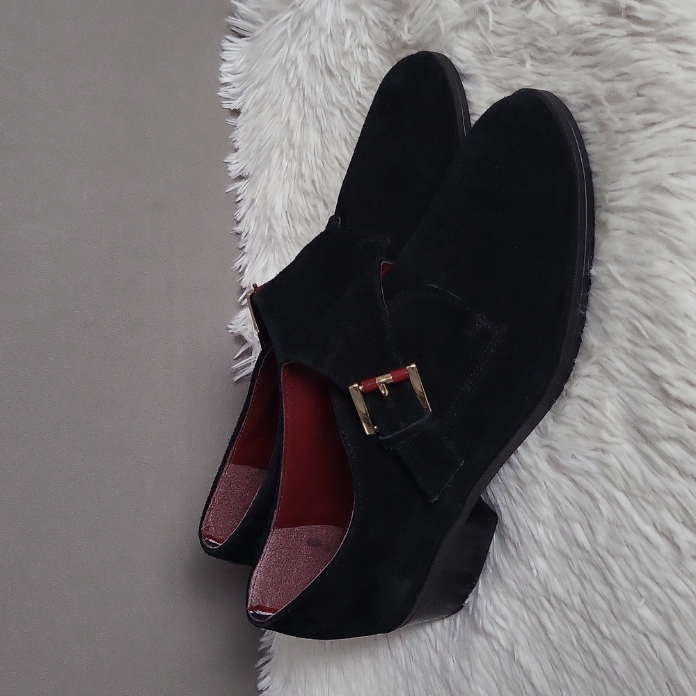 Tommy Hilfiger Suede Buckle Oxfords Women's Shoe Size 8.5M, New